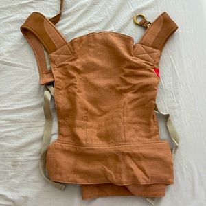 SOLD | Sakura Bloom Scout Linen Carrier (Rye, Butterscotch Leather) - never used